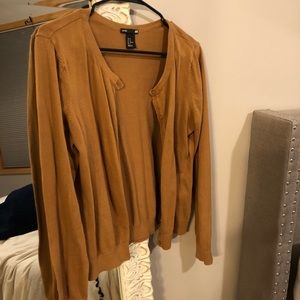 H&M Mustard Cardigan